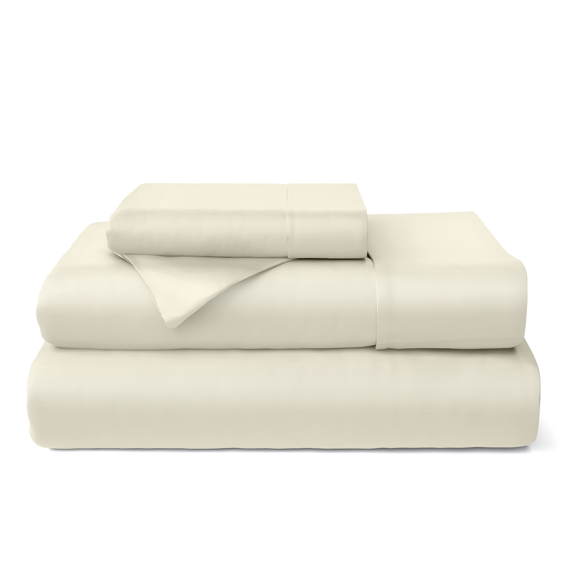 Deep-pocket bamboo sheets with elastic and corner straps