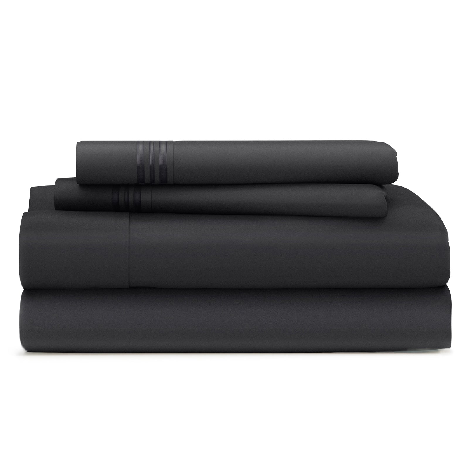 Vibrant color Everyday Bed Sheets folded neatly