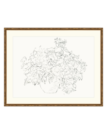 Vase of Flowers Sketch