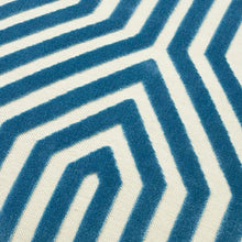 Vanderbilt Velvet Pillow Cover in Marine Blue, Schumacher Textiles
