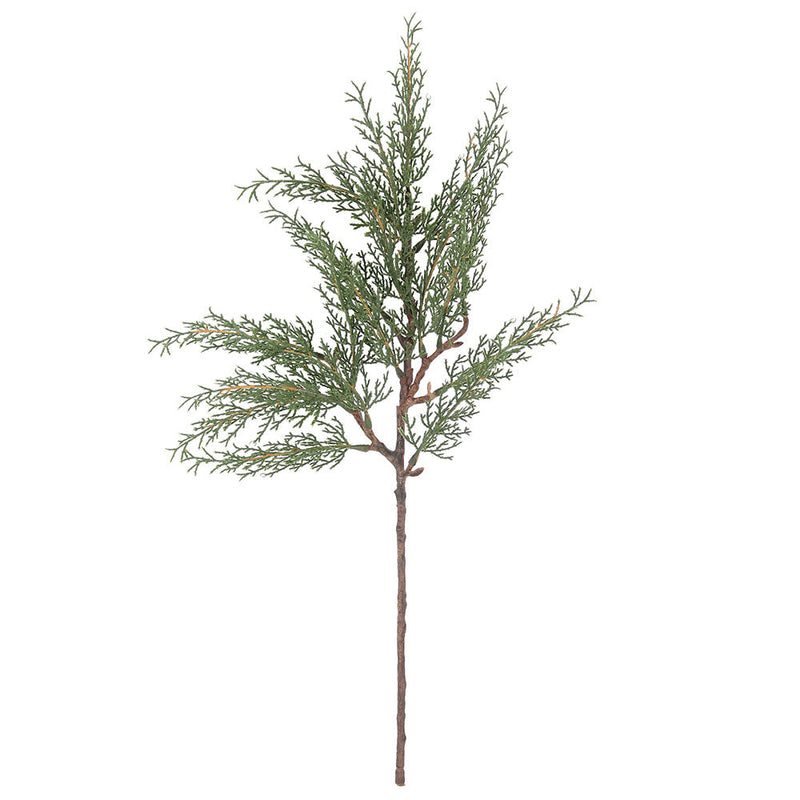Artificial evergreen cedar branch set of 6