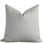 Vivienne sage green pillow cover with petite ivory and black florals