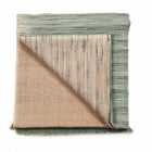 Salvia green brown merino ombre handloom throw – One Affirmation