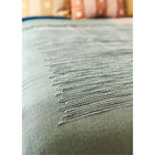 Salvia green brown merino ombre handloom throw – One Affirmation