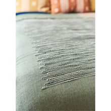 Salvia green brown merino ombre handloom throw – One Affirmation