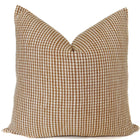 Orange and cream striped throw pillow cover 'Sausalito' by One Affirmation. 