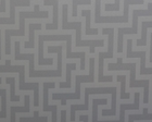 Greek Key Pillow Cover in Silver