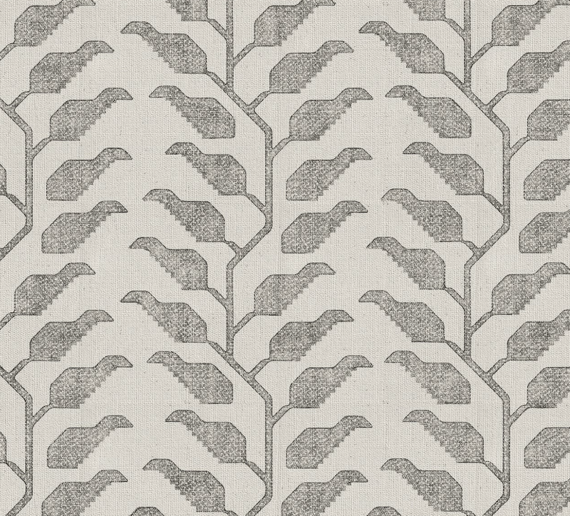Folio Pillow Cover in Graphite, Susan Connor Textiles