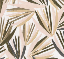 Palmetto Floral Pillow Cover in Ginger, Perennials Textiles
