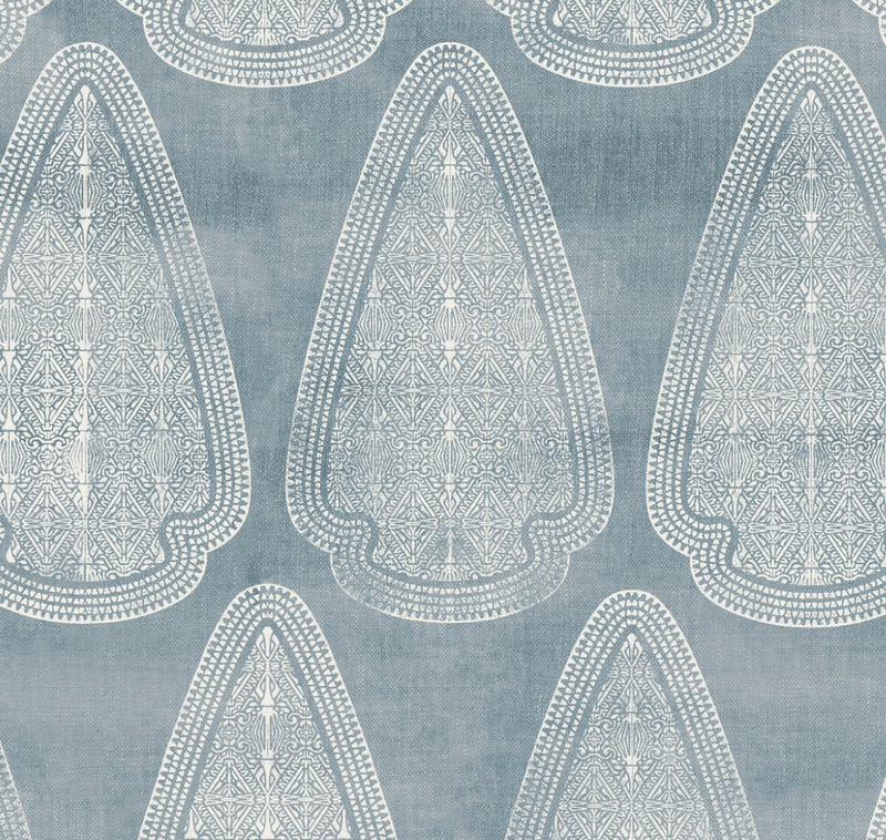 Ready to Ship, 14x36, Artemis Distressed Pillow Cover in Blue