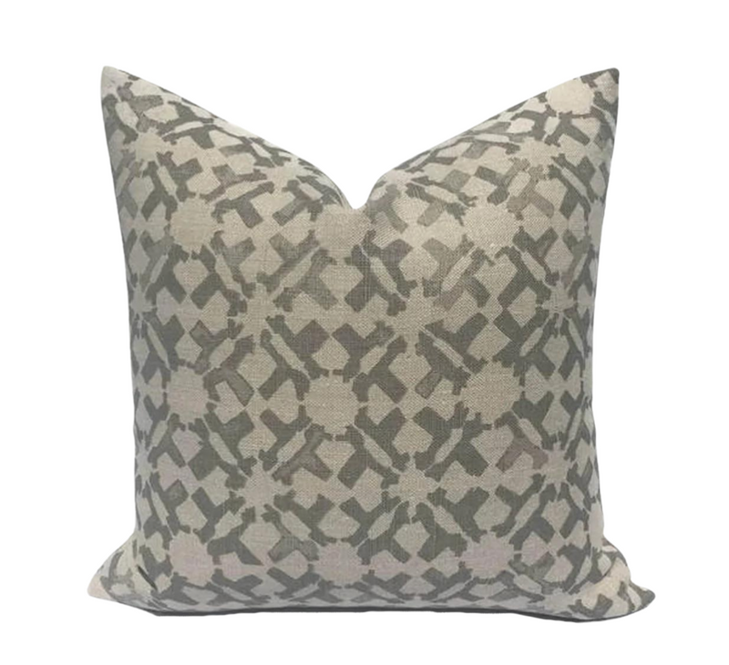 Ready to Ship, 24x24, Peter Dunham Orcha Pillow Cover in Ash