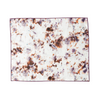 Rose marble linen placemat with bohemian painterly print