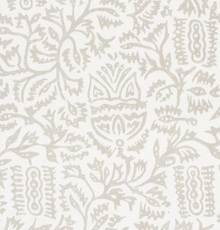 Morris Pillow Cover in Taupe, Schumacher Textiles