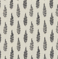 Hollyhock Pillow Cover in Jet, McLaurin + Piercy Textiles