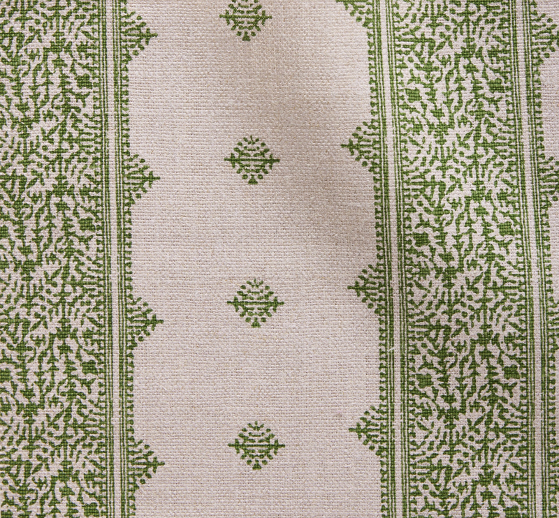 Fez Pillow Cover in Green, Peter Dunham Textiles