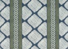 Austin Pillow Cover in Bluestone + Green