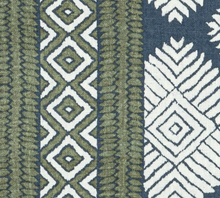 Austin Pillow Cover in Bluestone + Green