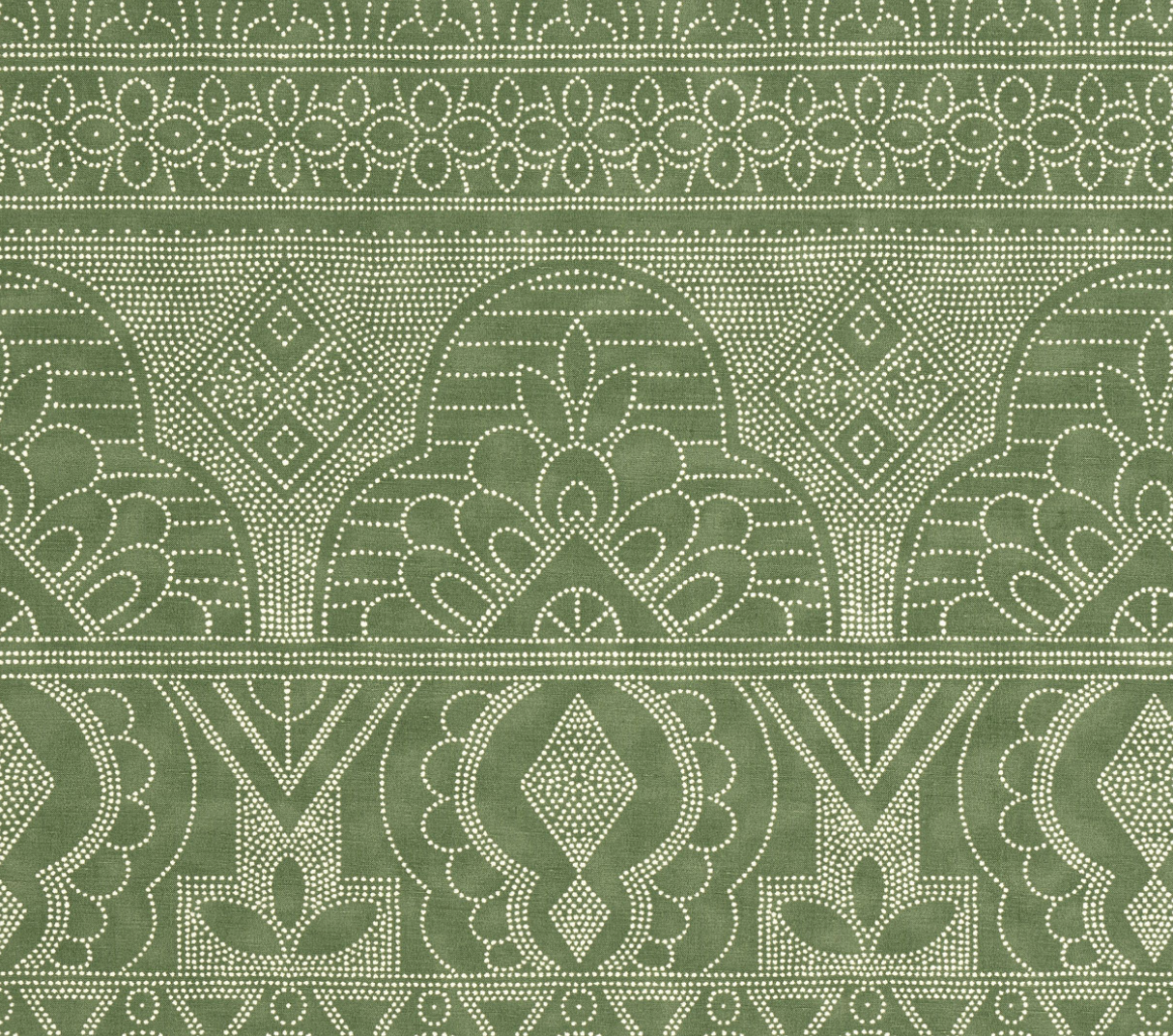 Ready to Ship, 20x20 Medinas Pillow Cover in Green, Thibaut Pillows