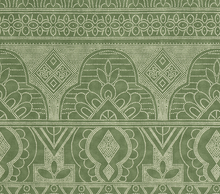 Ready to Ship, 20x20 Medinas Pillow Cover in Green, Thibaut Pillows
