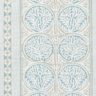 Fair Isle Pillow Cover in Aqua, Thibaut Pillows