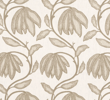 Desert Floral Pillow Cover in Birch Natural