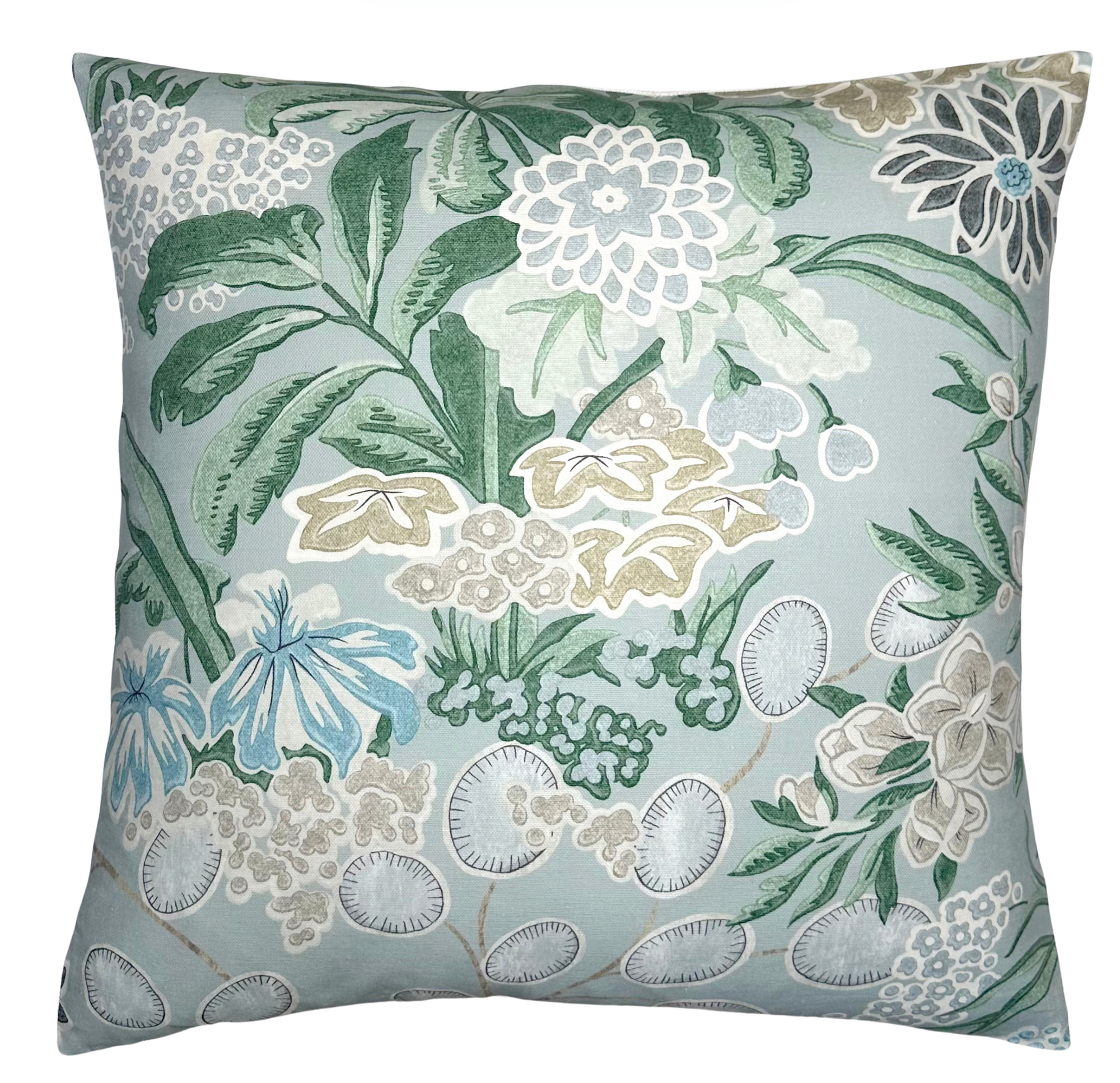 Meadow Floral Pillow Cover in Sage