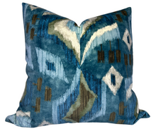 Artesian Velvet Pillow Cover in Mineral, Thibaut Pillows