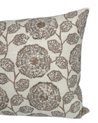 Freedia Pillow Cover in Sepia, Susan Connor Textiles