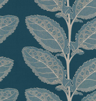 Lacinato Pillow Cover in Mineral Blue