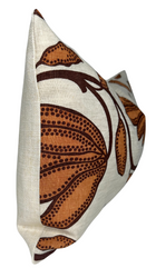 Desert Floral Pillow Cover in Ochre, Thibaut Pillows