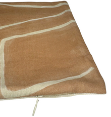 Graffito Pillow Cover in Salmon Cream, Kelly Wearstler Textiles