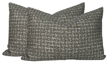 Camber Pillow Cover in Charcoal, Lindsay Alker Textiles