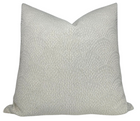 Inverse Scalloped Woven Pillow Cover in Natural