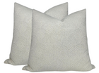 Inverse Scalloped Woven Pillow Cover in Natural