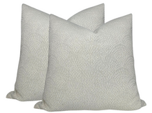 Inverse Scalloped Woven Pillow Cover in Natural