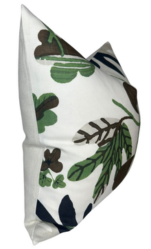 Matisse Leaf Pillow Cover in Green, Thibaut Pillows