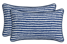 Horizon Pillow Cover in Indigo