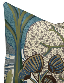 Albero Pillow Cover in Sage and Beige, Thibaut Pillows