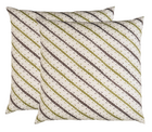 Ronnie Pillow Cover in Green, Schumacher Textiles