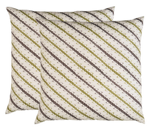 Ronnie Pillow Cover in Green, Schumacher Textiles