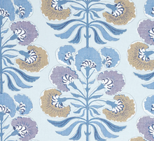 Tybee Tree Pillow Cover in Lavender and Blue, Thibaut Pillows