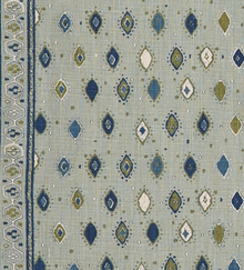 Oona Pillow Cover in Ocean Indigo, Peter Dunham Textiles