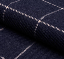 Bancroft Wool Pillow Cover in Navy Blue, Schumacher Textiles