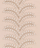 Ready to Ship 16x16 Frondescence Embroidered Pillow Cover in Blush Pink