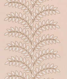 Ready to Ship 16x16 Frondescence Embroidered Pillow Cover in Blush Pink