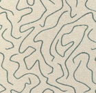 Abstract Boucle Pillow Cover in Ocean
