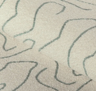 Abstract Boucle Pillow Cover in Ocean
