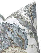 Kalamkari Pillow Cover in Aqua, Thibaut Pillows