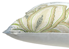 Kalamkari Pillow Cover in Aqua, Thibaut Pillows
