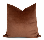 Chestnut Velvet Pillow Cover
